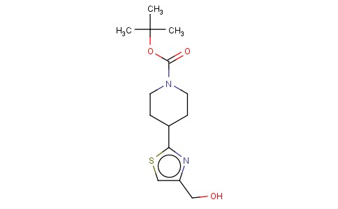 TERT-BUTYL 4-[4-(HYDROXYMETHYL)-1,3-THIAZOL-2-YL]PIPERIDINE-1-CARBOXYLATE